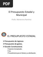 El Presupuesto Estadal y Municipal PDF