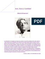 Amor, Sexo y Castidad de Krishnamurti PDF