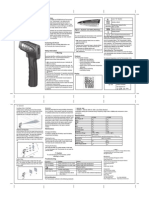 Infrared Thermometer Instruction Manual