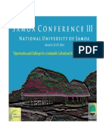 SAMOA CONFERENCE III (SCIII) Web Page Programme