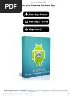 Android para Windows Emulador ESP (YOUWAVE) PDF