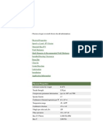 Impregnated Wood Bearings: Design & Engineering Information: WOODEX® Oil