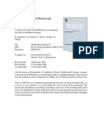 A numerical model of the EDM　process considering the effect of multiple discharges PDF