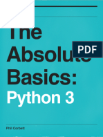 The Absolute Basics: Python 3