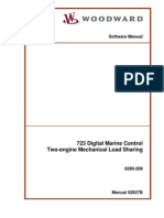 723 Digital Marine Control 2-Engine Mech Load Sharing