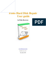 Flobo Hard Disk Repair Data Recovery Manual