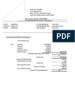 Statement of Total Income For The Asst. Year 2012-13