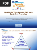 Presentacion Earned Value Evm PDF