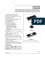 ST62T32B ST62E32B: 8-Bit Otp/Eprom Mcus With A/D Converter, 16-Bit Auto-Reload Timer, Eeprom, Spi and Uart