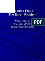 Business Fraud The Enron Problem