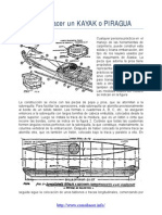 Como Hacer Un Kayak o Piragua PDF