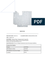 GM 4L60-E Valve Body Separator Plate (TRANSGO)