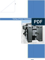 Testing of Power Transformers