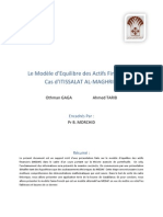 Modèle D'équilibre Des Actifs Financiers MEDAF (CAPM)