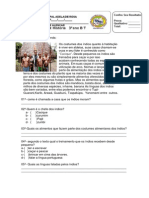 4 Prova de História - 3 Ano PDF