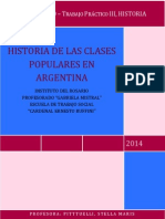 Clases Sociales en Argentina NILCE BOSCO - TRABAJO SOCIAL