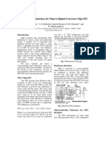 Microcontroller Interface For Time To Digital Converter Chip GP2