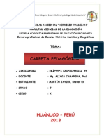 Carpeta Pedagogica 3° Única