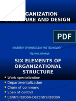 Organization Structure and Design