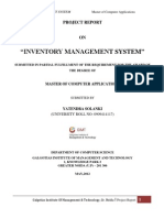 Inventory Management System Project Report