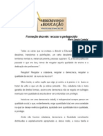 Formação Docente Recusar o Pedagocidio PDF