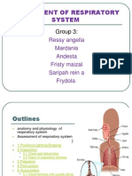 Assessment of Respiratory System: Group 3