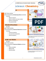 GCSE Science 2011 Contents Guide Chemistry-1