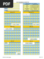 Idaho Department of Correction Absentee Calendar: Absence Summary For Year - Occurances