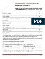 Amendment DirectTax FA2013