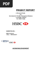 Internship Report On HSBC