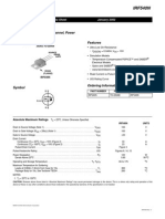 IRF540N: 33A, 100V, 0.040 Ohm, N-Channel, Power Mosfet Packaging Features