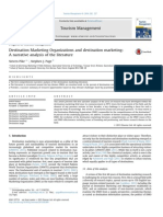 Destination Marketing Organizations and Destination Marketing - A Narrative Analysis of The Literature