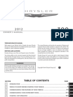 2012 Chrysler 300 Owners Manual