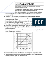 Stall of An Airplane: Attack or Critical Angle of Attack, and The Region Beyond Clmax Angle of