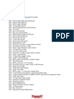 4000 Series Ic's List