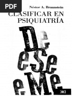 Braunstein - Clasificar en Psiquiatría