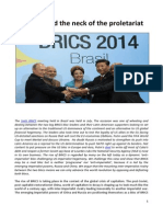 BRICS Around The Neck of The Proletariat