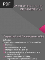 Team Interventions