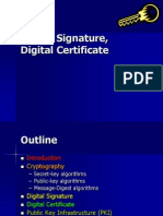 Digital Certificate and Signature