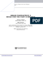 Qbase Paediatrics 3 Mcqs For The Part B MRCPCH: More Information