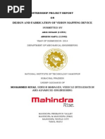 Mahindra Internship Report