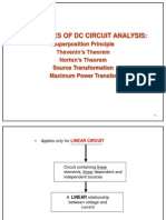 Techniques of DC Circuit Analysis