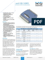 USB 1208 Series 1408FS Data