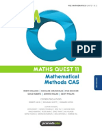 VCE Maths Methods CAS Units 1 & 2 Text Book