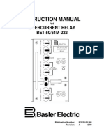 Instruction Manual: Overcurrent Relay BE1-50/51M-222