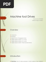 Machine Tool Drives