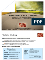 Aditya Birla Nuvo (Nuvo Corporate Presentation May09) 2