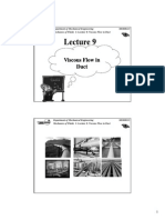 Viscous Flow in Viscous Flow in Duct Duct