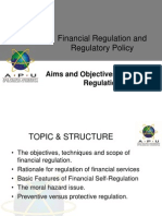 Aims and Obj of Financial Regulation