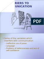 Barriers To Communication